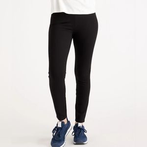 Quince Ultra Stretch Ponte Skinny Black Medium